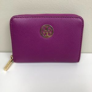 EUC Preloved Tory Burch Coin Zip Wallet